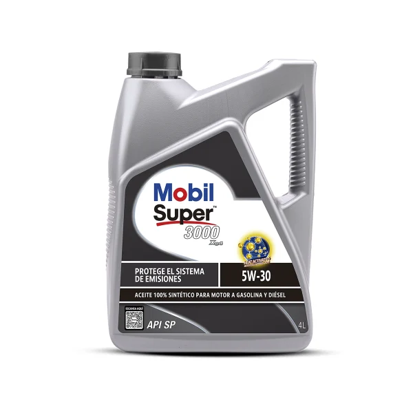 Aceite de Motor Mobil Super 3000 XE4 Sintético 5W30 4L SP