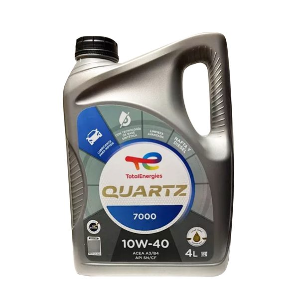 Aceite 10W40 4 Lt. Total Quartz 7000