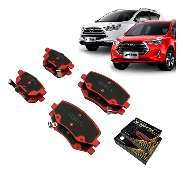 Pastillas Freno Delanteras + Traseras Jac S3 1.5 1.6 2015-2021