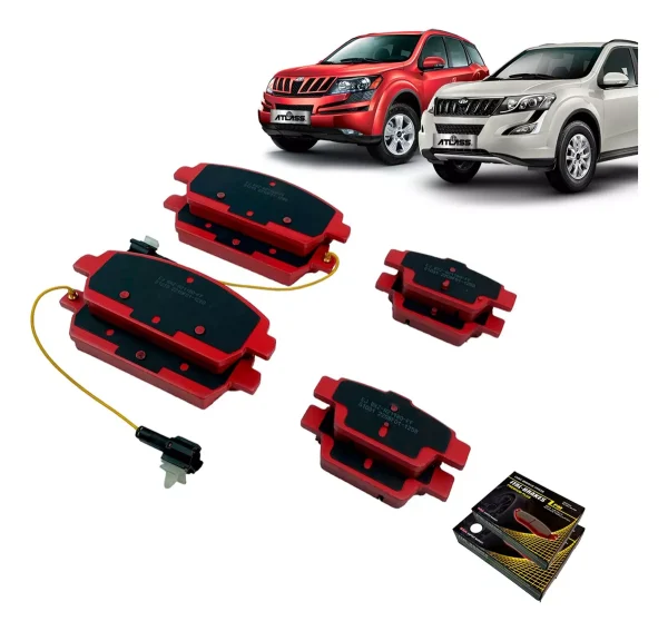 Pastillas De Freno Delanteras+ Traseras Mahindra Xuv-500 2013-2021